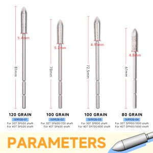 159928 80/100/120 pontos de inserção de aço inoxidável para ID3.2mm setas de carbono