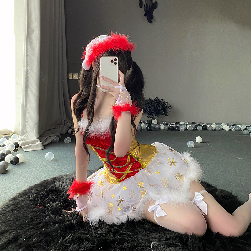 Novo - Estilo de trajes de Natal, mais - Estilos de tamanho para a Europa e a América. Adequado para festas de Natal, Club DS Stage Performance Wear 101 Preço:$89.99