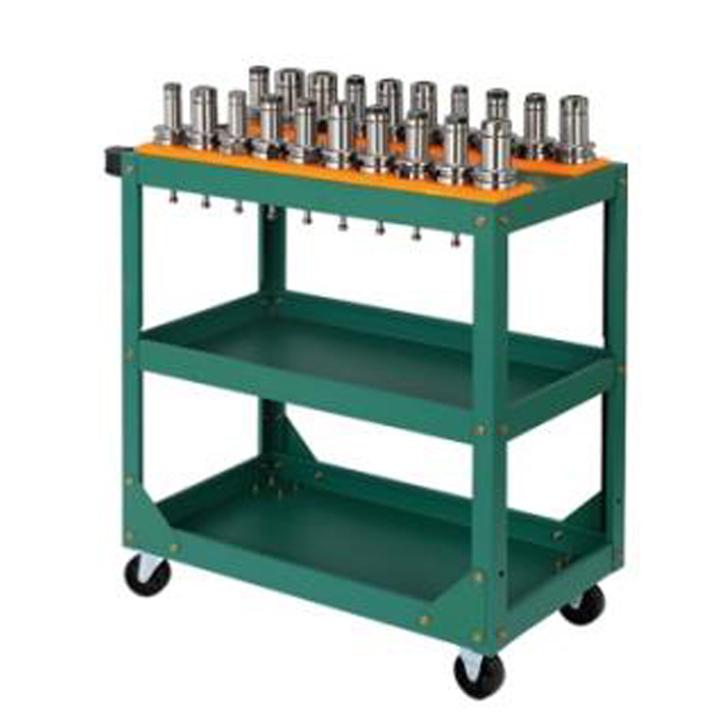 Carrinho de ferramenta verde CNC