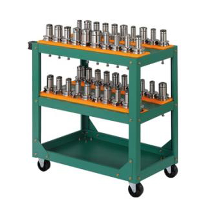 Carrinho de ferramenta verde CNC
