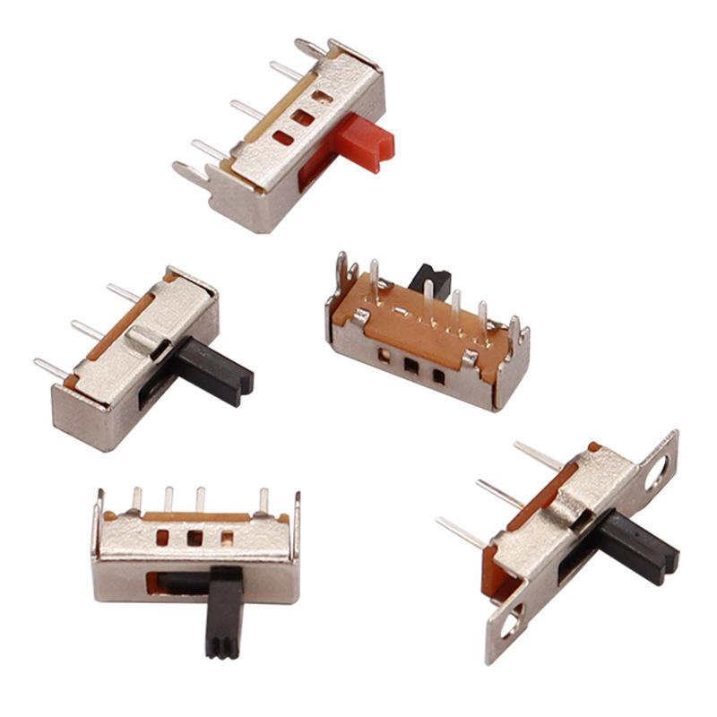 Switch de alternância SS13D07 Single-Linha quatro-Pin Micro Toggle Switch, interruptor vertical de alternância para aparelhos elétricos, 3, 4, 5 e 6 Posições Straning Switch