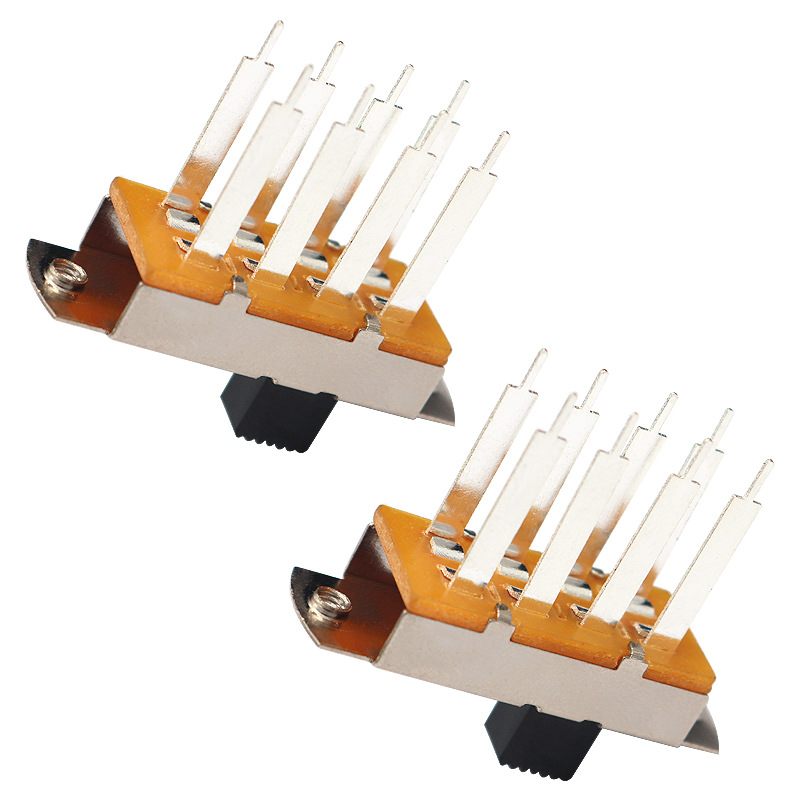 interruptor de deslizamento SS23L16 PIN LONGO CURSH CURSH EQUIPAMENTO MÉDICO Equipamento industrial interruptor de alta corrente Três-Posicione o interruptor deslizante