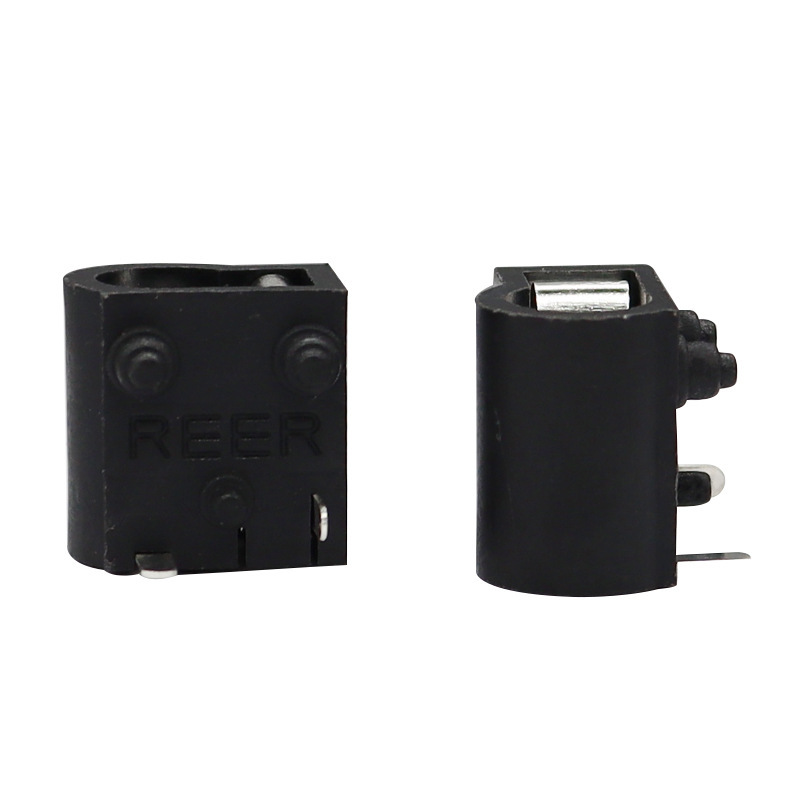 Soquete dc dc-0004a, soquete de eletrodomésticos para purificadores de água, dois-Pin Surface Mount Charging Socket com coluna de posicionamento