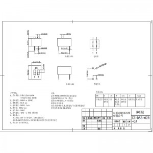 Interruptor DIP XZ-Dse-02RGA, 2P DIP STANGE para módulos de recebimento de sinalno campo do equipamento de automação automotiva