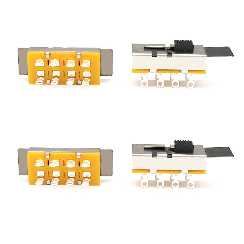 interruptor de slide ss23l16, alta corrente, três-Posição, dupla-Linha, 8-PIN, interruptor de triturador, interruptor deslizante vertical para equipamento mecânico
