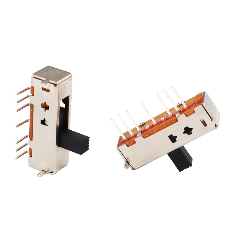 interruptor de slide ss16d03 solteiro-Linha 7-interruptor deslizante de pino, temperatura da lâmpada e lâmpada de ajuste de cor, interruptor deslizante vertical de alternância