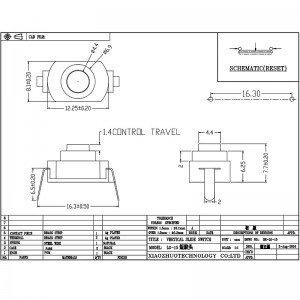 Push Switch LG-15 Normalmente fechado Redefinir-travando, trava-interruptor de botão grátis lanterna de luminária de mesa de led