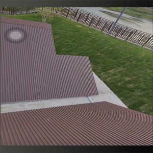 Painéis de alumínio para o teto da grande parede-design em forma de propriedades de isolamento de calor