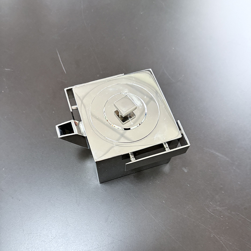 Zotye Aço inoxidável de metal de prata eletroplatou design simples de 8,5 cm de aço inoxidável