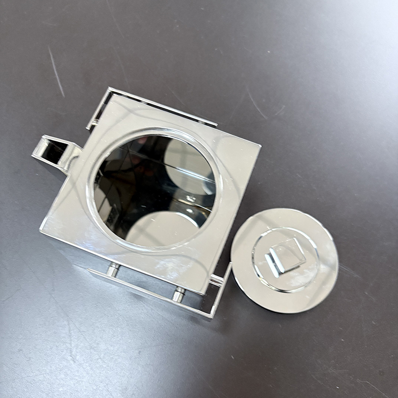 Zotye Aço inoxidável de metal de prata eletroplatou design simples de 8,5 cm de aço inoxidável