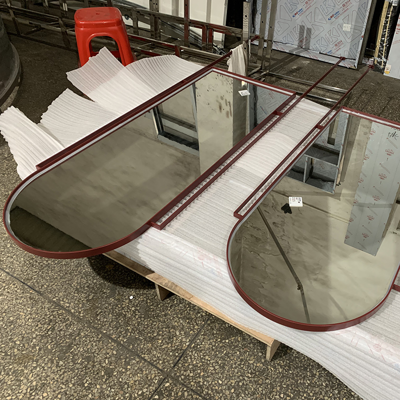 Lâmpada integrada de aço inoxidável zotye e espelho inteligente de aço inoxidável eletroplado personalizável