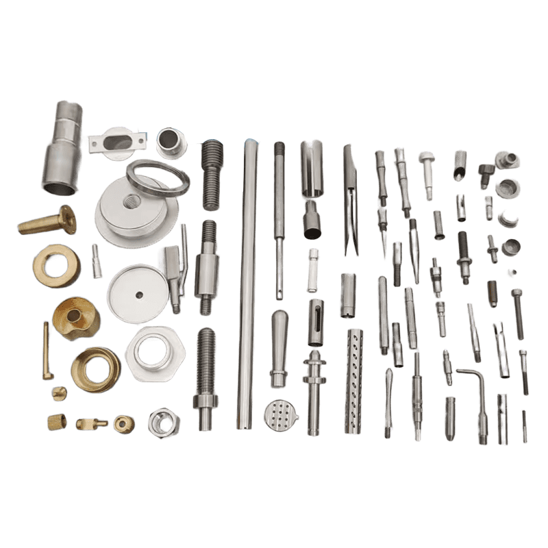 Cinco-Processamento de peças do eixo