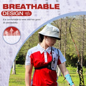 Tiro com arco Nika 440028 S/M/L peitorais de tiro com arco